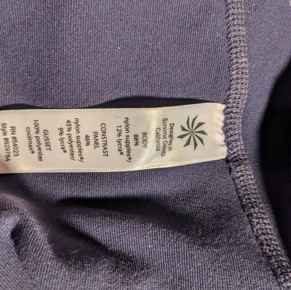 SALE 4/$25 ATHLETA leggings, plie tights navy, size S - Picture 6 of 6